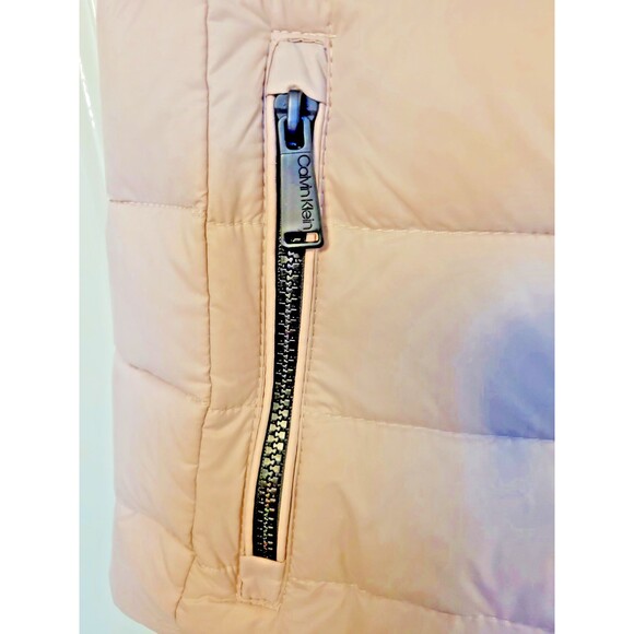 Calvin Klein Performance Down Puffer Vest Womens M Quilted Full Zip Gorpcore - Picture 4 of 8
